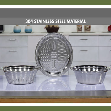 Royal Chef 3 in 1 Slicer Drain Basket & Cooking Pot