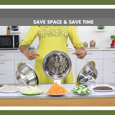 Royal Chef 3 in 1 Slicer Drain Basket & Cooking Pot