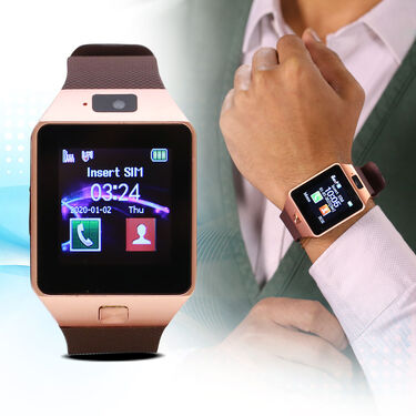 3 in 1 Smart Mobile Watch + Free Wireless Bluetooth Earpods with Charging Case & Inbuilt Powerbank (BCSW10)