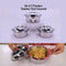 Set Of 3 Stainless Steel Casseroles (3SC4)