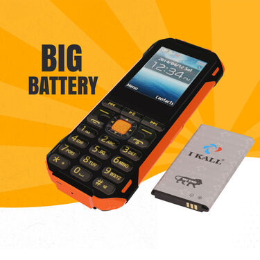 4 Sim Ruff & Tuff Mobile Phone With Big Battery And Dual Torch (K99 Pro)