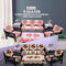 5 Seater Floral Printed Sofa Cover Set With Free Table Cover (5FSC3)