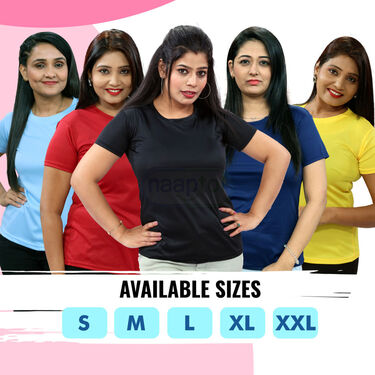 Pack of 5 Womens T-shirts (5PLT1)