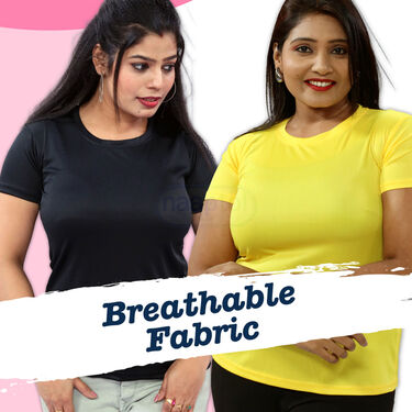 Pack of 5 Womens T-shirts (5PLT1)