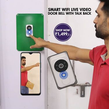 Smart Wifi Live video door bell with talk back  (CCTV9)