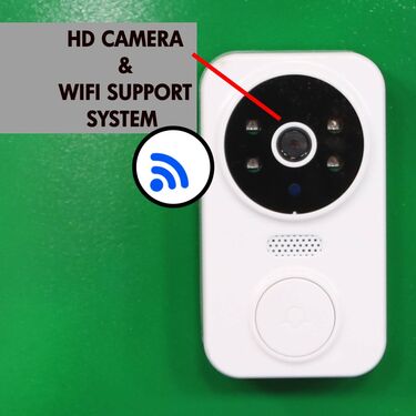 Smart Wifi Live video door bell with talk back  (CCTV9)