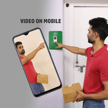 Smart Wifi Live video door bell with talk back  (CCTV9)