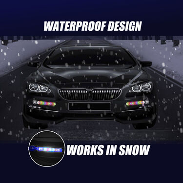 LED Lights For Cars That Works On Wind Power- Pack of 2 (CWL)