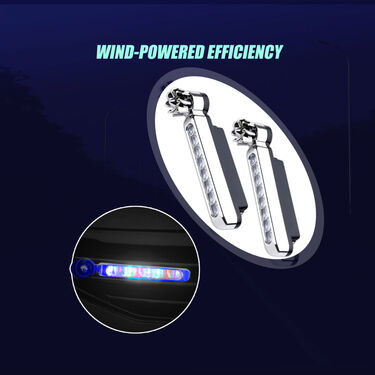 LED Lights For Cars That Works On Wind Power- Pack of 2 (CWL)