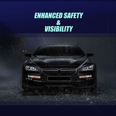 LED Lights For Cars That Works On Wind Power- Pack of 2 (CWL)