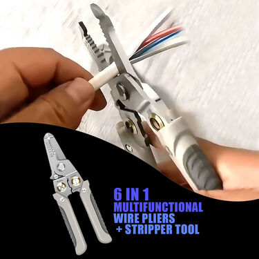 6 in 1 Pliers Tool Wire Strippers (D21)