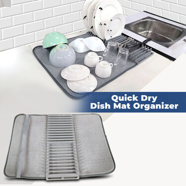 Quick Dry Dish Mat Organizer (DMO1)