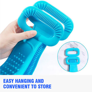 Double Sided Silicone Body Scrubber - BOGO