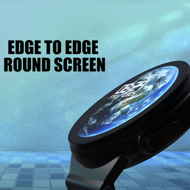 Edge to Edge Round Screen Bluetooth Calling Smart Watch + Wireless Magnetic Charger (SWR1)