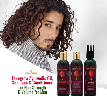 Ayurvedic Oil Shampoo & Conditioner For Hair Strength & Volume For Men (FHFTM)