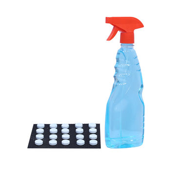 Glass Cleaning Tablets with Free Spray Bottle
