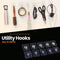 Heavy Duty Self Adhesive Utility Nail Hooks Pack of 20