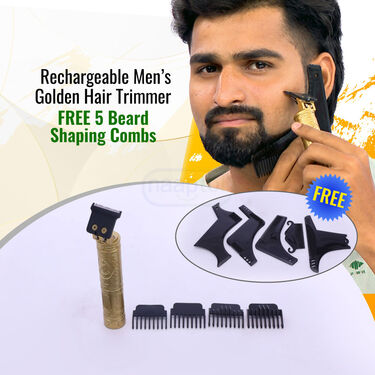 Mens Hair Trimmer With Comb Beard Shaping Tool (MTBC11)