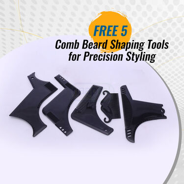 Mens Hair Trimmer With Comb Beard Shaping Tool (MTBC11)