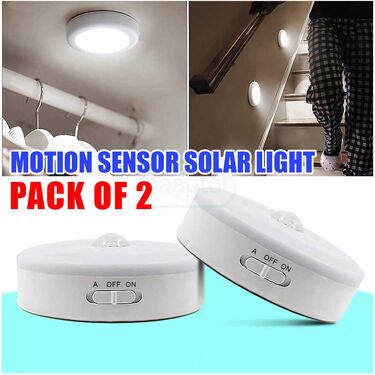 Motion Sensor Solar Light Pack of 2 (D6)