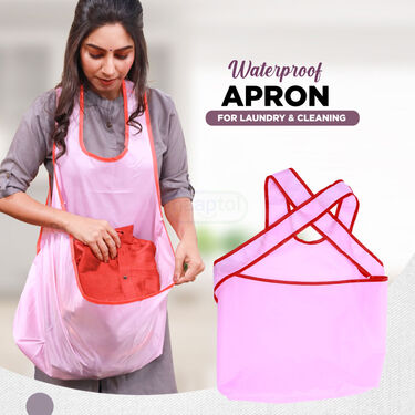 Portable Organizer laundry Apron With Pouch (OAP1)