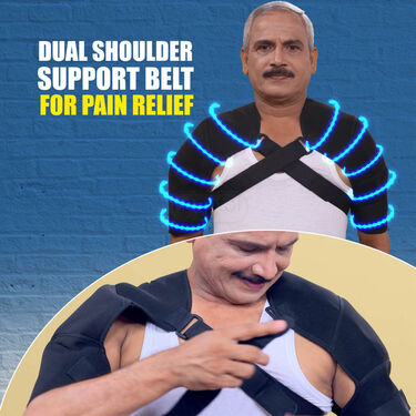 Dual Shoulder Support Belt For Pain Relief (PRS143)