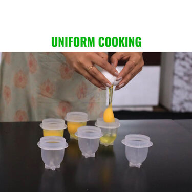 Set of 6 pcs Silicone Egg Boiler (EGB1)