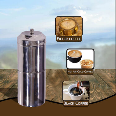 Stainless Steel Filter Coffee Maker 500ml (1CFM1)