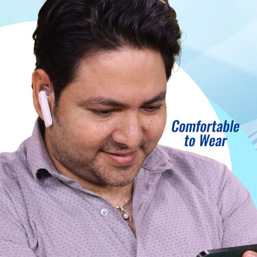 Clip on calling Bluetooth Earphone with free Golden Trimmer (TWS69)