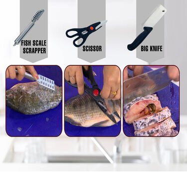 Royal Chef Fish Scrapping & Cutting Combo