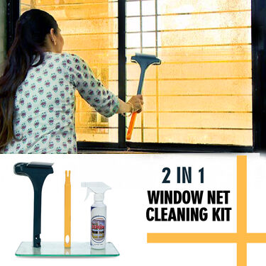 Window Mesh Cleaning Kit